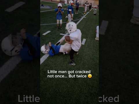 Peewee football hardest hits! 😱