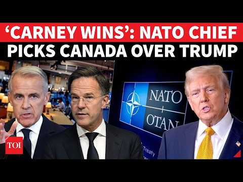 NATO Boss ‘HUMILIATES’ Trump In Public, Praises Canada’s Carney In Bombshell Speech | Watch