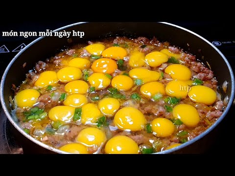 TRỨNG CHIÊN | Cách làm trứng cút chiên nước mắm ngon tại nhà | món ngon mỗi ngày htp