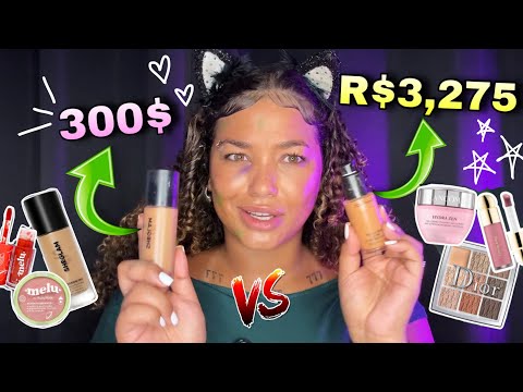 MAKE CARA vs MAKE BARATA⭐️ *batalha*