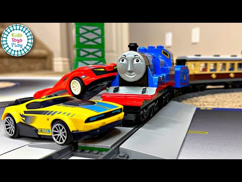 LEGO Train Crashes Galore! Thomas and Friends Duplo VS Hot Wheels AI