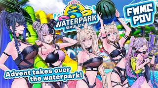 【WATERPARK SIMULATOR COLLAB】REBELLION in the waterpark 🐾 #holoAdvent 【