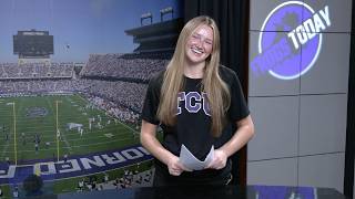 Frogs Today Show hosted by TCU Women's Basketball, Avery Hjelmstad