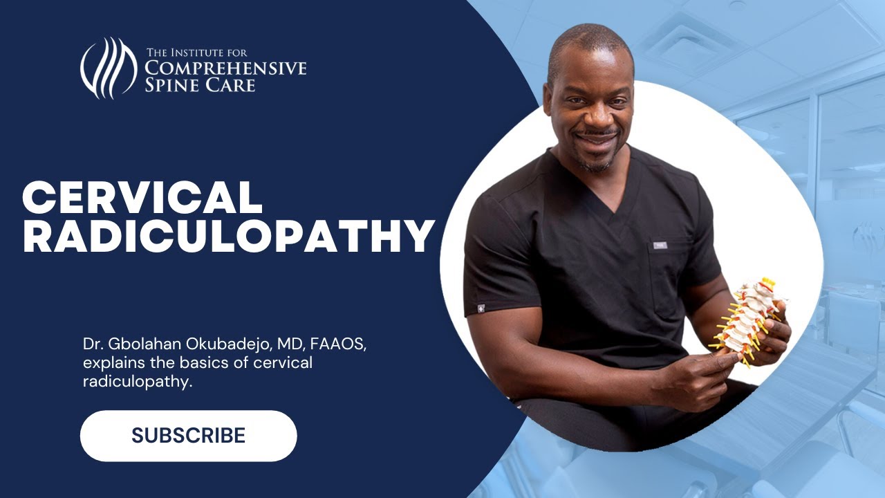 Doctor discussing cervical radiculopathy basics.