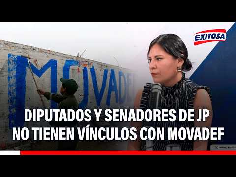 🔴🔵 Diputados y Senadores de JP no tienen vínculos con Movadef, asegura diputada electa