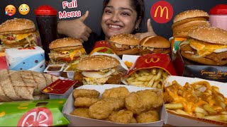 FULL MENU OF McDONALD’S🥵CHICKEN BURGERS, BIG CHICKEN WRAP, CHEESY FRIES, CHICKEN NUGGETS, PIZZA PUFF