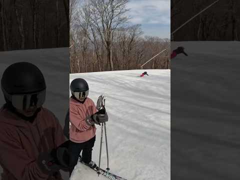 Sometimes It Takes A Village! #snowboarding #skiing #help #children #crying #slam #village #snow