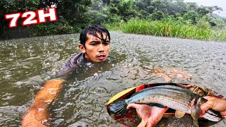 Nguy Hiểm Rình Rập 72H Sống Trên Đầm Lầy 7 Mẫu | Cắm Câu Cá Lóc Rừng 