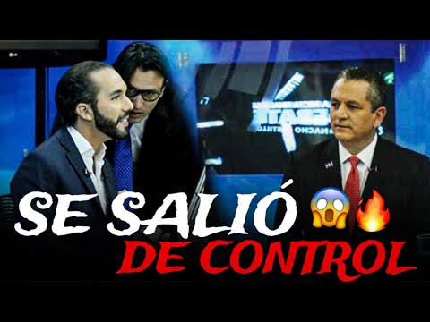 Político por poco se agarra a MADRAZO a Bukele en pleno programa pero asi salió llorando😂