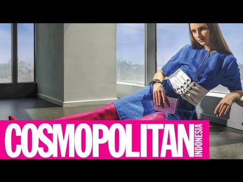 Referensi Gaya Color Blocking Untuk Day & Night | Fashion Spread Cosmopolitan Mei 2017