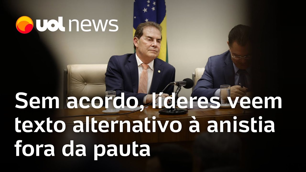 Sem acordo líderes veem texto alternativo à anistia fora da pauta
