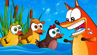 Cinco patitos | Videos para Niños Para Niños | Zorro y Pollo