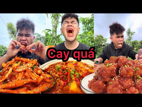 TikTok Tài Tỏi 2022 | Tổng hợp clip ăn từ cay đến siêu cay cấp độ 12 đã được công nhận Bởi Lâm Vlog