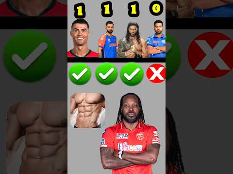 kiske six pack hai 🔥#shorts #viratkohli #ronaldo #cricket #cricketlover #viralvideo #vs