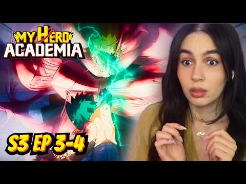 DEKU vs MUSCULAR 😭😭 │MY HERO ACADEMIA Season 3 Episode 3 & 4 REACTION