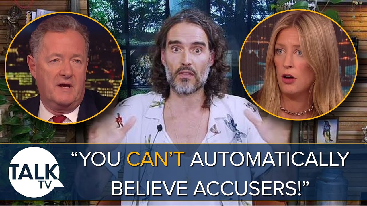 Piers Morgan Furiously Debates Russell Brand Allegations With Ava Santina