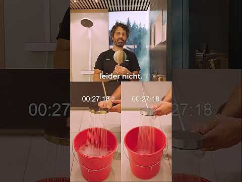 Hast Du schon eine wassersparende Handbrause? So findest Du es heraus!