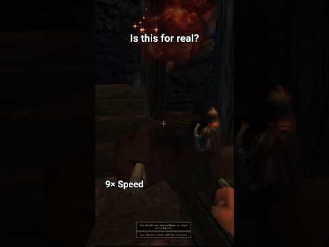 Am I really THAT underleveled? 😮💨 #morrowind #mods