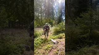 WW2 Soldier – Deep in the Forest 🌲🔥 #airsoft #military #airsoftcz #army #tomiopredator