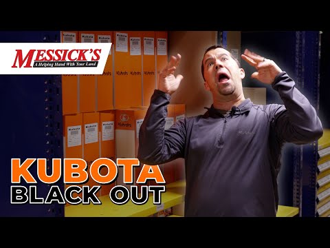 KUBOTA BLACKOUT What you need to know