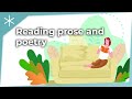 Understanding Prose and Poetry Concepts
