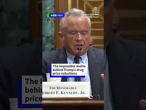 The impossible maths behind Trump's drug price reductions. #BBCNews