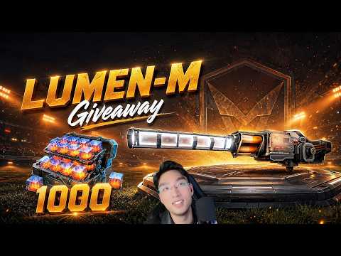 🎁 Lumen-M + 1000 D-Gems Giveaway | War Robots #WRWinLumenM