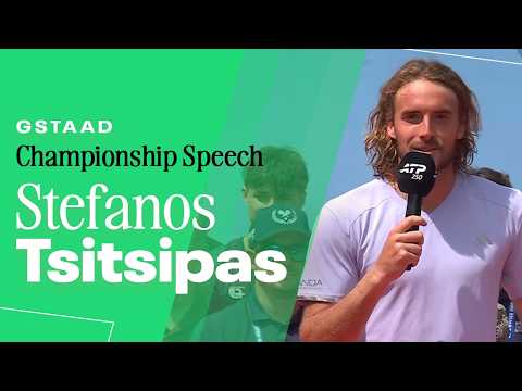 Stefanos Tsitsipas Championship Speech | 2026 Gstaad