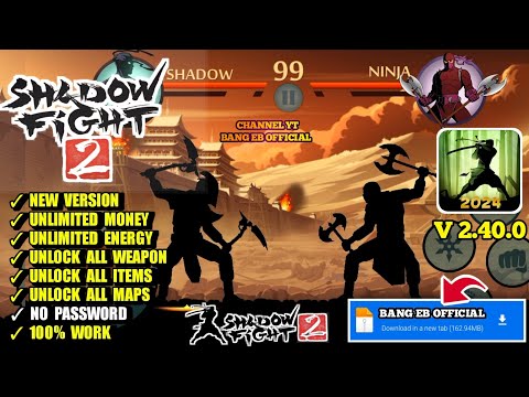 Update!! Shadow Fight 2 Mod Apk New 2024 Versi 2.40.0 - Unlimited Money & Energy