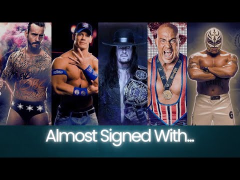 5 WWE Legends You Won't Believe Almost Signed With...