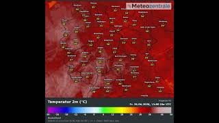 Rekord-Hitze knackt die 40-Grad-Marke vor schweren Gewittern