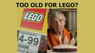 Am I getting too old for Lego?