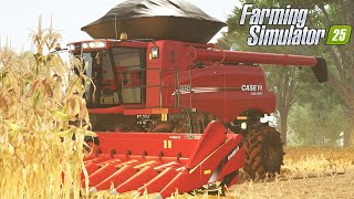 COMEÇAMOS A COLHEITA DA MEGA SAFRA DE MILHO | Três Marias | Farming Simulator 25