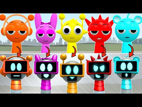 WHAT IF EVERY SPRUNKI BECAME FUN BOT SPRUNKI ROBOT In Garry's Mod