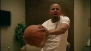 Cuba Gooding, Jr. Playing Basketball In Underwear
