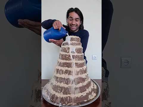 Chocolate milk cake - Do not waste food #Shorts