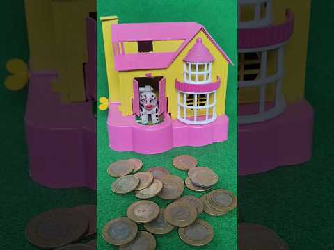 🎉Puppy Dog House And Puppy Bank Unboxing To Dollar And Loading To Bhandar (sc.1030)#viralshortsvideo