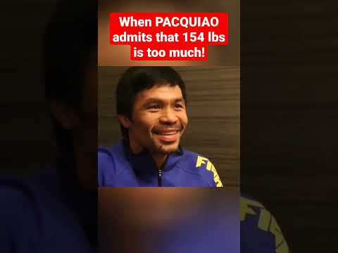 ?Manny Pacquiao ADMITS he felt the PUNCHES of Antonio Margarito!