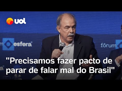 Mercadante propõe 'pacto' para atrair investimentos: 'Vamos parar de falar mal do Brasil'