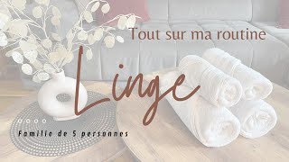 ✨ Routine Linge Ultra Organisée en Famille Nombreuse (5 personnes) | Astuces + Motivation !