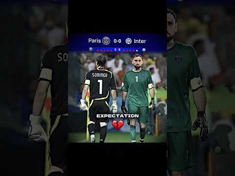 Sommer VS Donnarumma 💀💀 #shorts #viral #inter #psg #trending #ucl #final