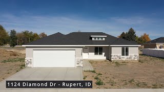 Newly Constructed 4-bed, 2-bath Home Located in Rupert, ID