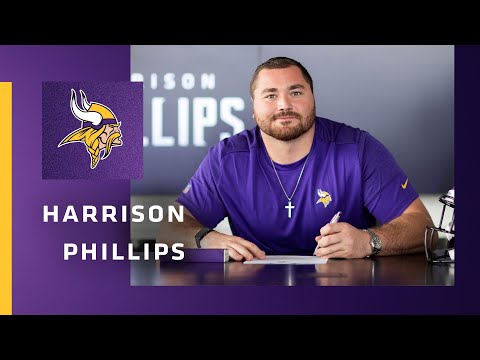 Harrison Phillips Signs His Contract, Officially Becoming a Viking video clip