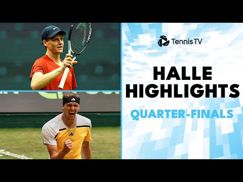 Sinner Takes On Struff; Zverev, Hurkacz & Zhang All Play | Halle 2024 Quarter-Final Highlights