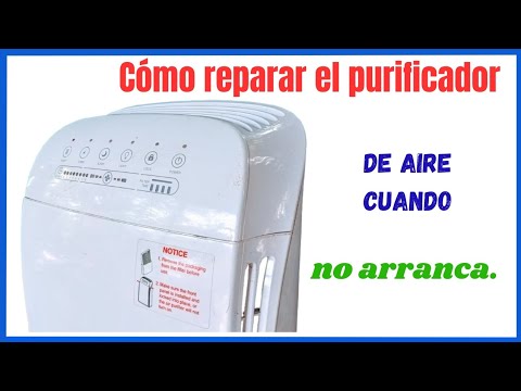 Cómo destrabar motor ✅ de ventilador  purificador de aire. Ventilador no arranca hace zumbido.