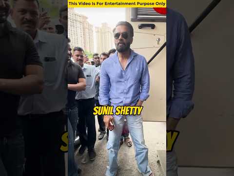 सुनील शेट्टी सब की मदद करते हैं | Sunil Shetty Help Guard #sunilshetty