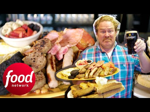 Casey Strives To Beat The 4.5 Pound Irish Breakfast Challenge | Man V Food: Hall Of Fame