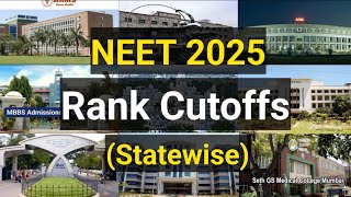 NEET 2025 RANK Cutoff || Last RANK for MBBS in NEET 2025 || Must Watch For Every NEET Aspirant