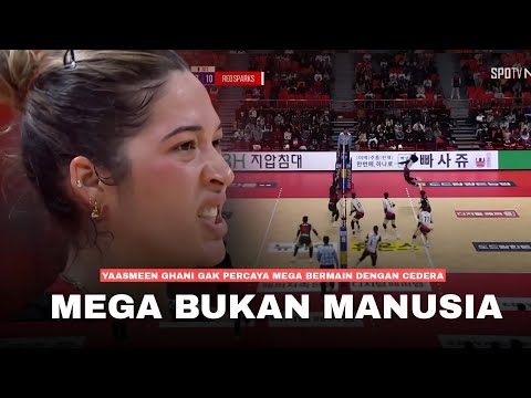 Cedera Bahu Aja Kayak Gini Smash-nya !!, Reaksi Yaasmeen Ghani Melihat Spike Ajaib Megawati