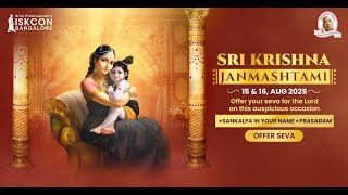 Offer a Janmashtami seva to Lord Krishna, and He will bestow the gift of eternal happiness